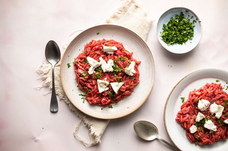 Beetroot Orzo