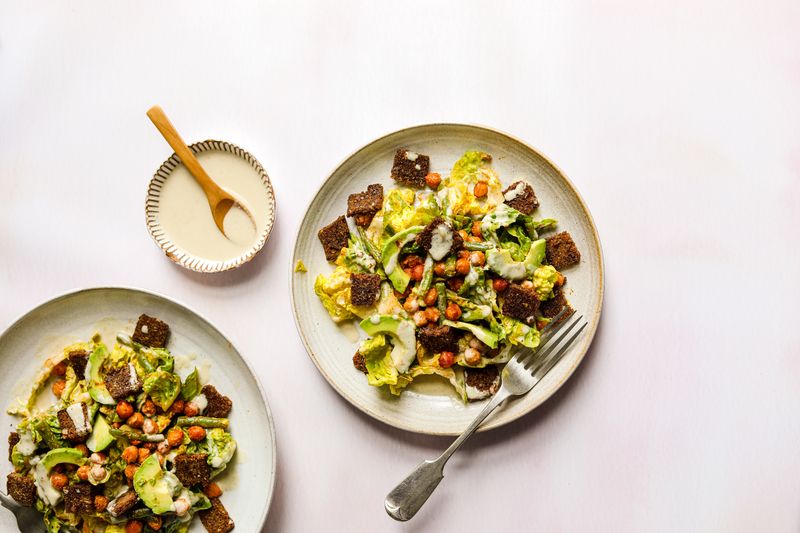 Chickpea Caesar Salad