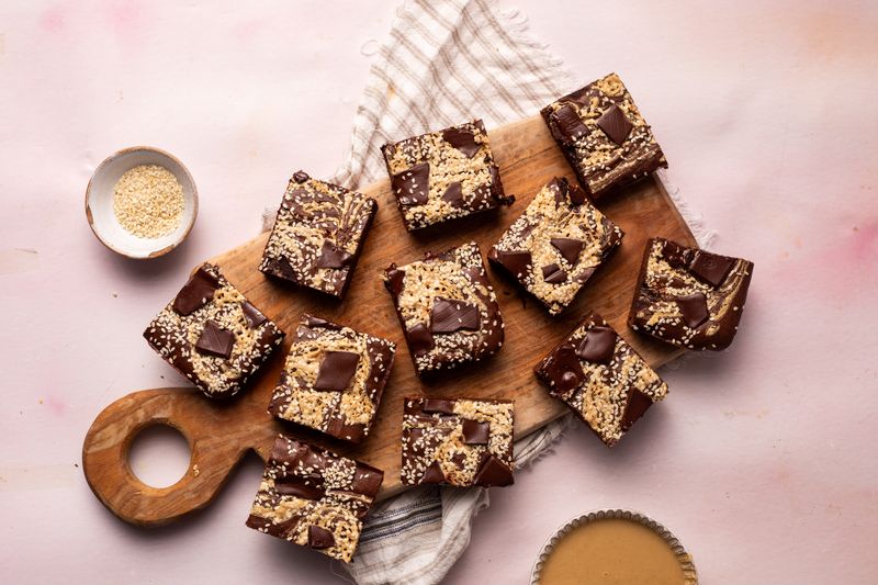 Chocolate Tahini Brownies