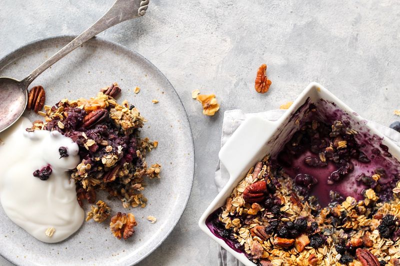 Baked Blueberry Oats