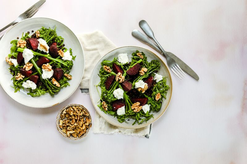 Puy Lentil and Beetroot Salad