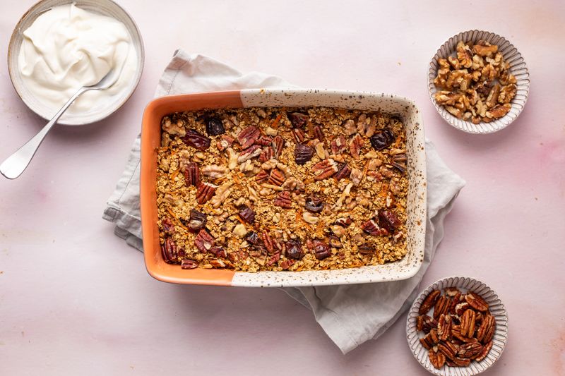 Carrot Cake Baked Oats