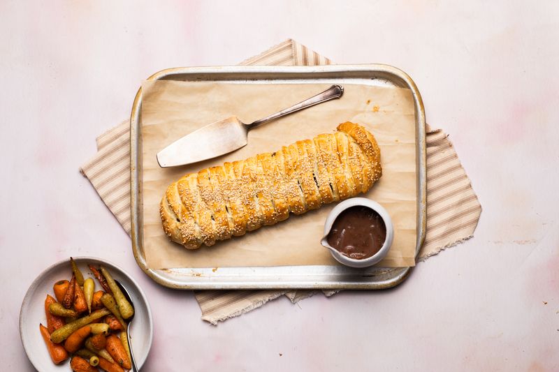 Mushroom and Chestnut Roulade