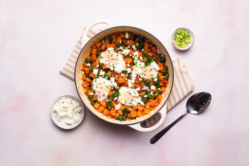 Sweet Potato and Kale Hash