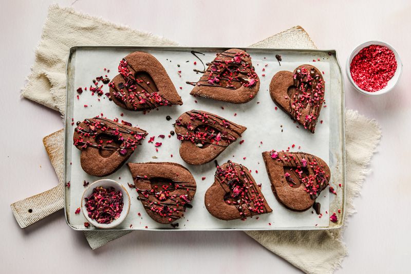 Valentines Sandwich Biscuits