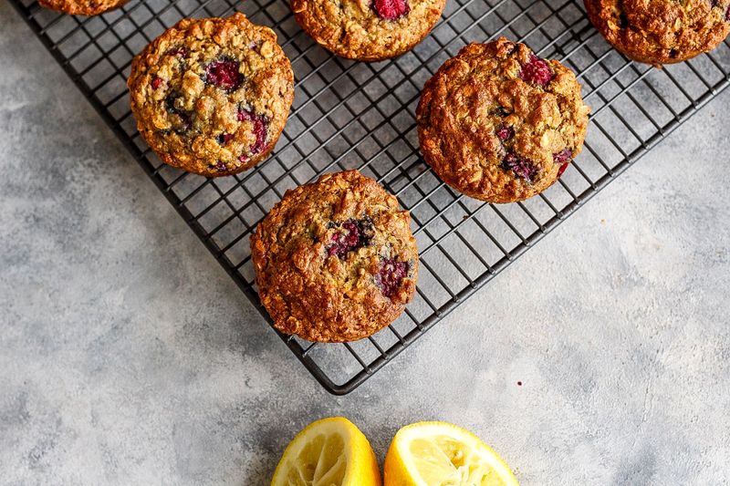 Raspberry and Lemon Muffins