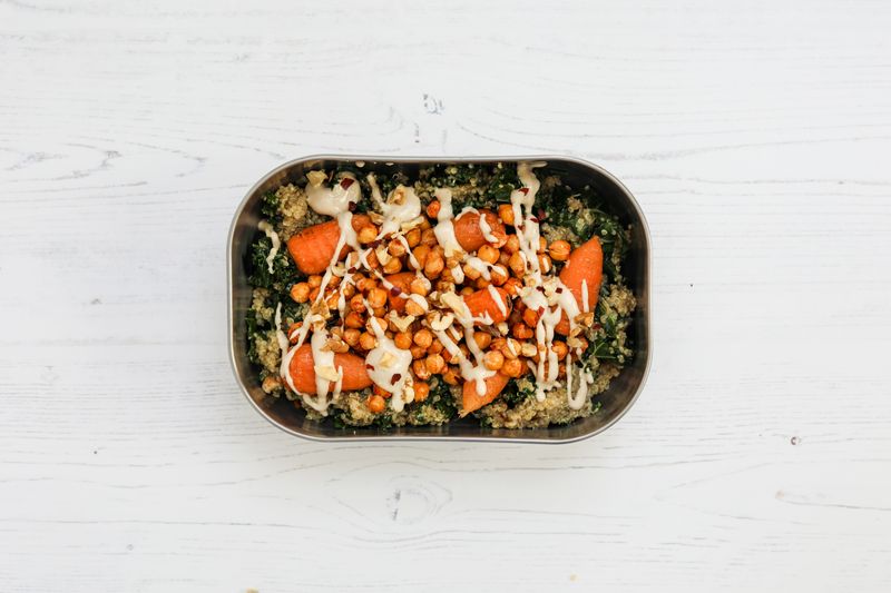 Roasted Carrot, Kale, and Quinoa Salad