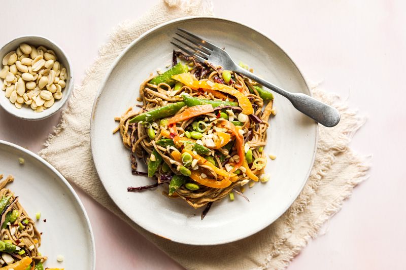 Peanut Soba Noodles