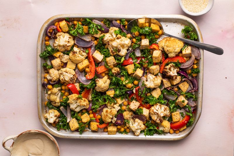 Za'atar Tofu Traybake