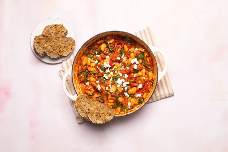 Tomato and Red Pepper Butterbeans