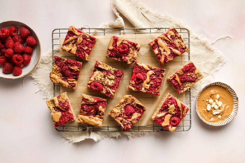 PB J Breakfast Blondies