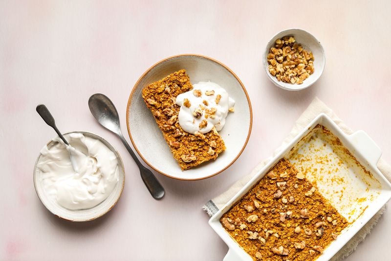 Pumpkin Pie Baked Oats