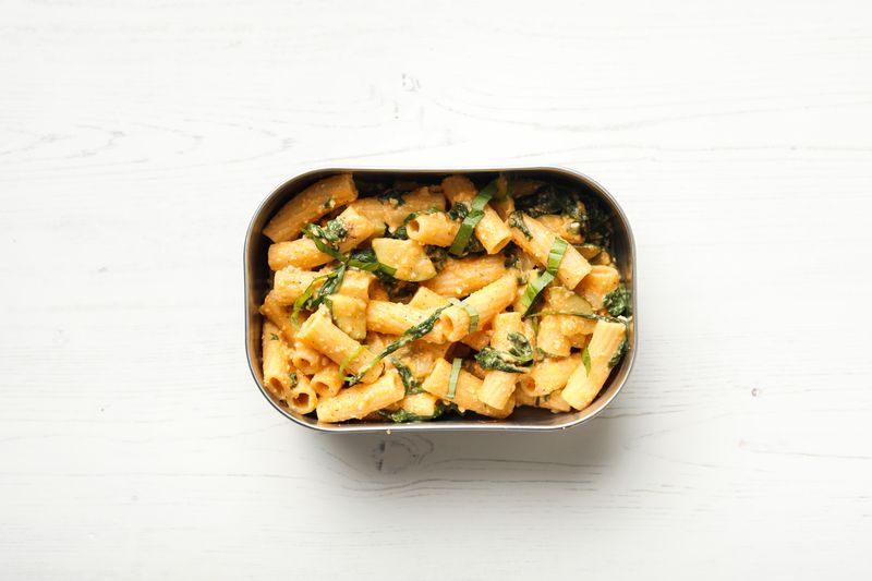 "Cheesy" Butternut Squash Pasta