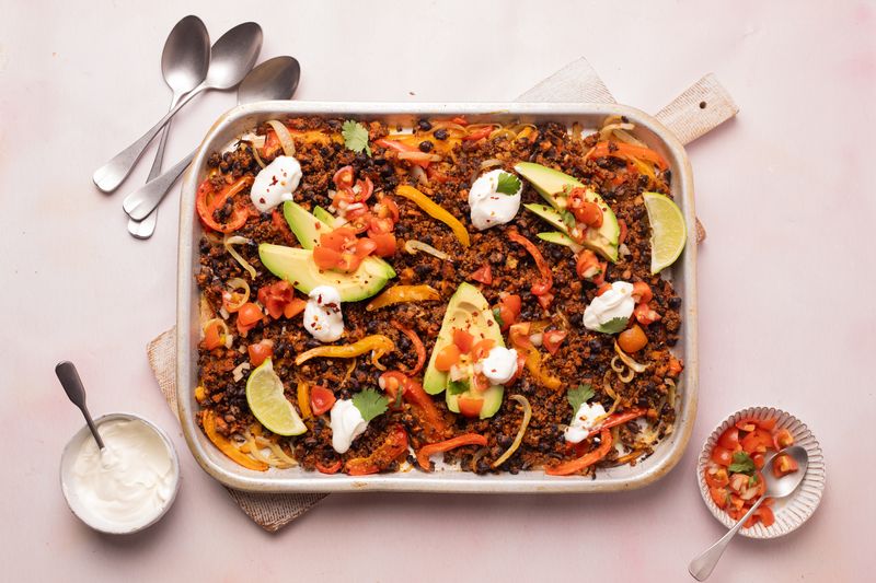 One-Pan Veggie Taco Skillet