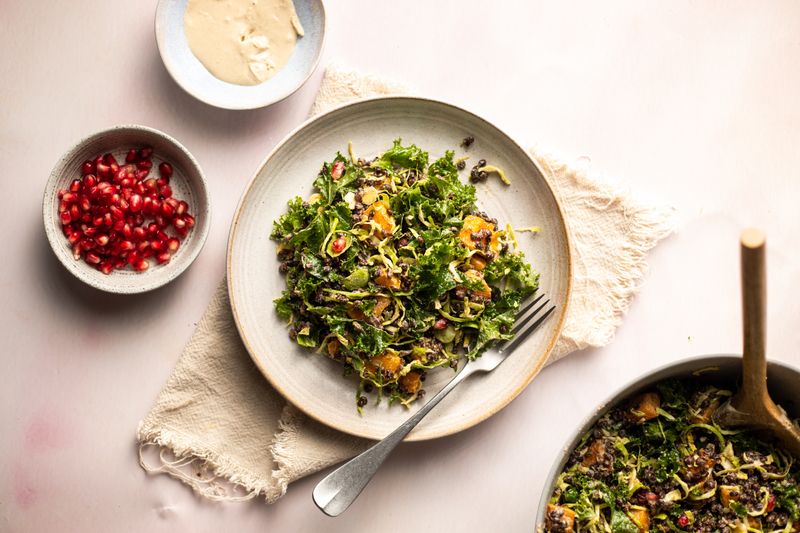 Butternut Squash and Brussels Sprout Salad