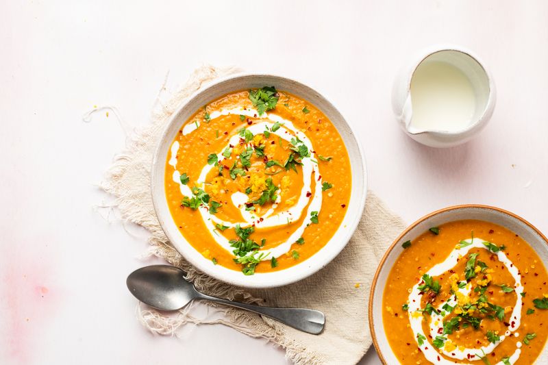 Sweet Potato, Carrot, and Orange Soup