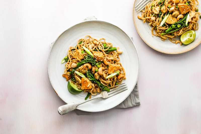 Teriyaki Tempeh Noodles