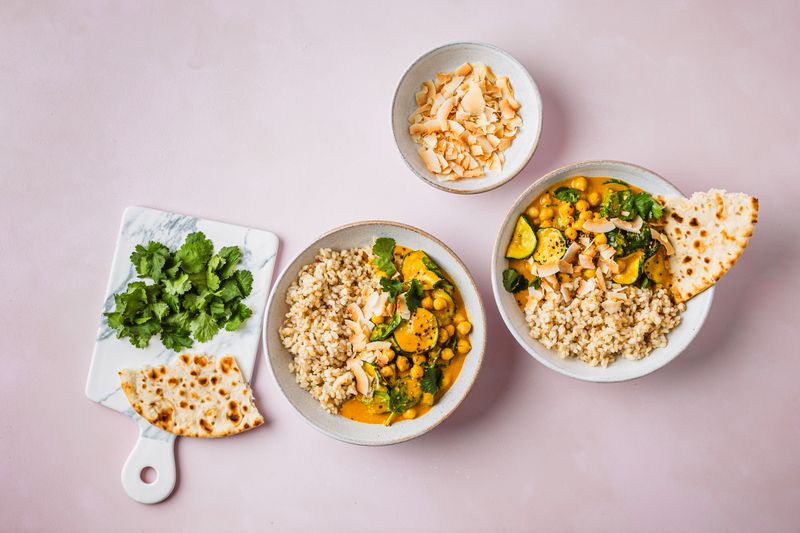 Creamy Coconut and Courgette Curry