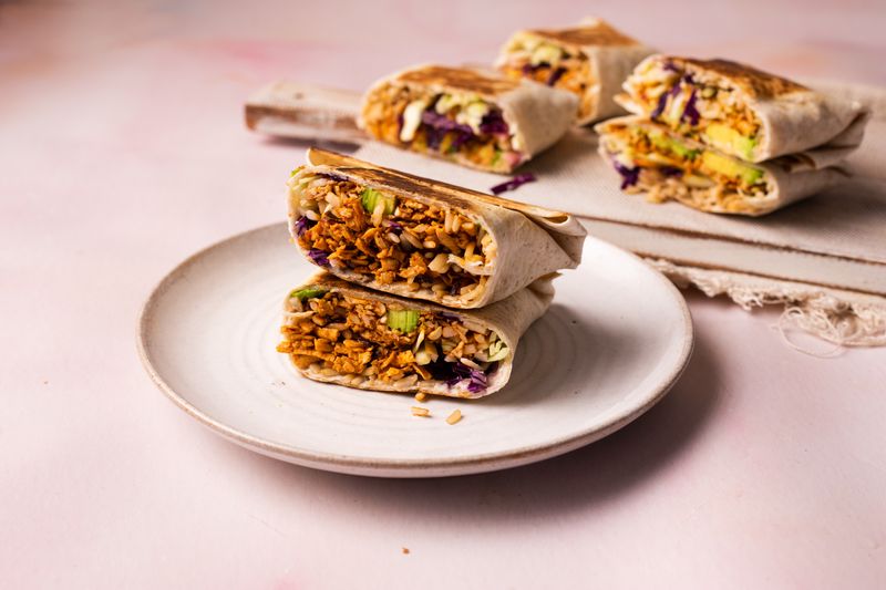 BBQ Tofu Wraps