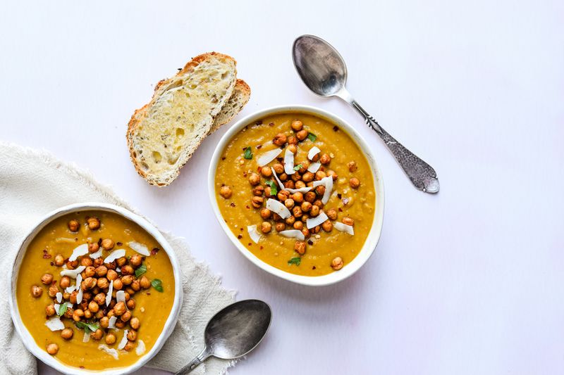 Spiced Coconut and Sweet Potato Soup